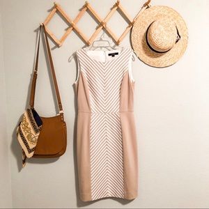Alex Marie chevron cream dress